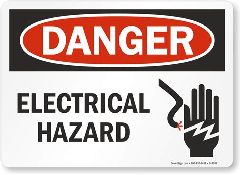 electric box warning signs|danger electrical hazard signs.